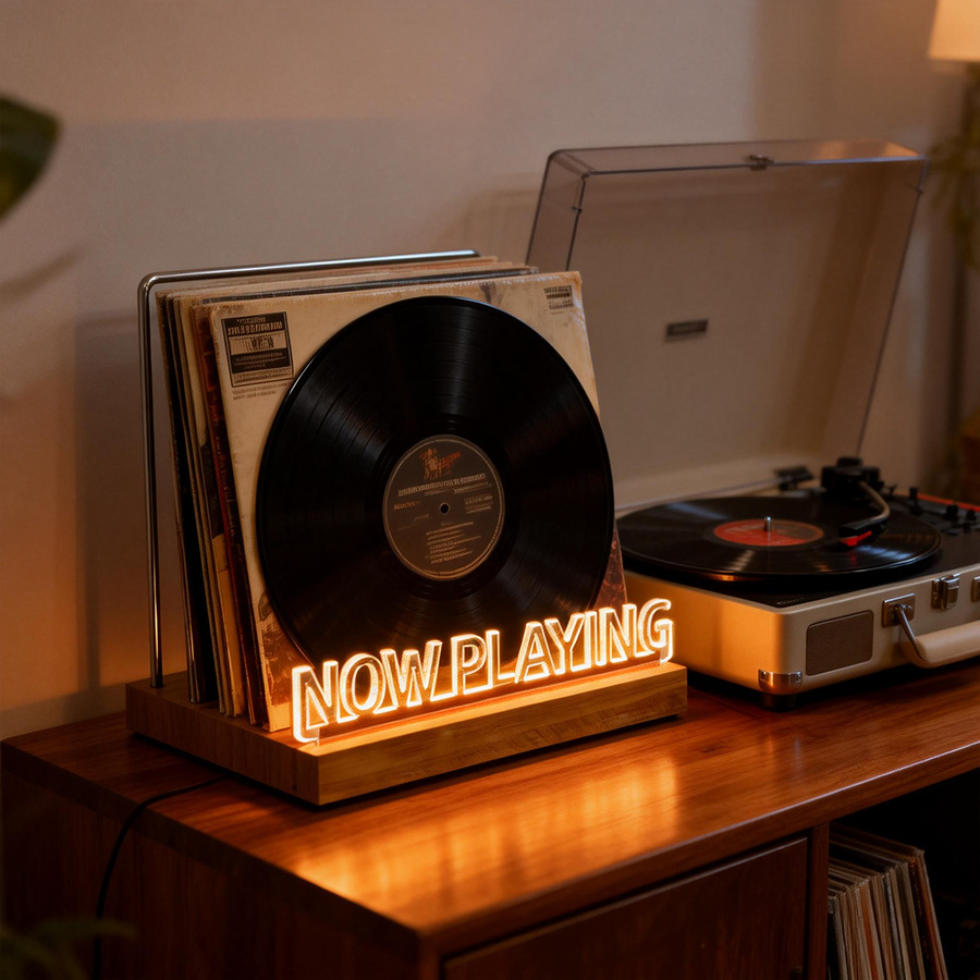 비닐 레코드 홀더 스탠드, 커피숍 장식용 CD 선반 디 - Kitchen Appliances Vintage 리뷰 및 가격