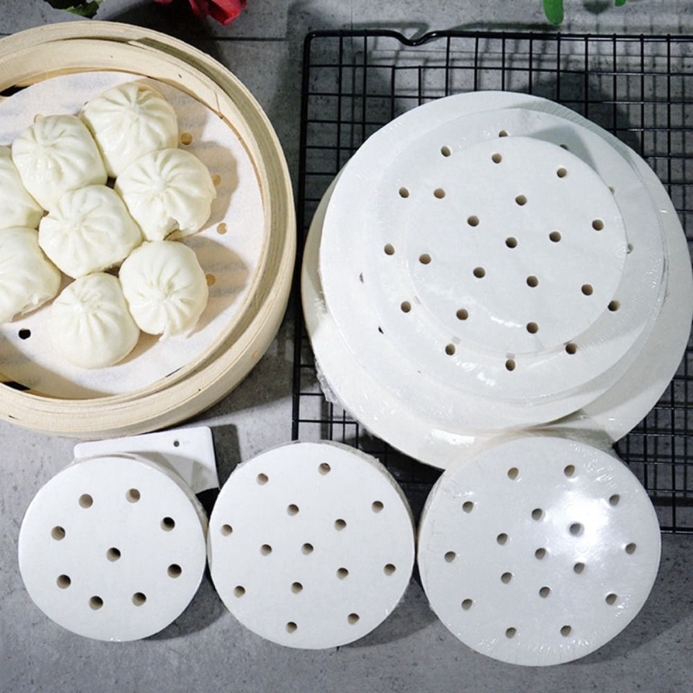 100Pcs 찐 종이 찐빵 과자 비 스틱 종이 딤섬 빵 - Kitchen Appliances For Restaurant 리뷰 및 가격